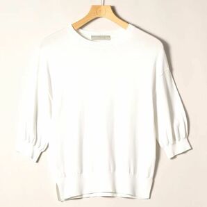 【UNFILO】ニット春夏ホワイトS美品