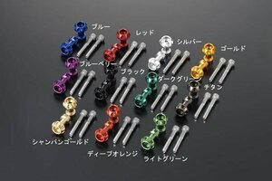 POSH NASAタイプ ロングネットアンカー(8mm/2pcs/シャンパンゴールド)　P004032-12