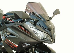 POSH（ポッシュ） Ninja250('13～)用　エアロタイプスクリーン[スモーク]　P978501-3