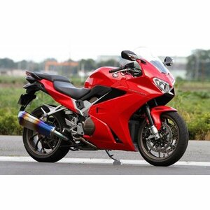 アールズギア VFR800F/X('14～)用　ワイバン スリップオンマフラー[クロスオーバルドラッグブルー]　WH21-03XD