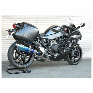 BEET(ビート) Ninja H2 SX/SX SE NASSERT Evolution Type2 スリップオンマフラー[ブルーチタンサイレンサー] 0222-KE6-BL