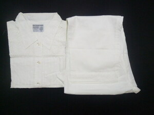 Narue Company Limited unused narue- pyjamas short sleeves & long pants white 