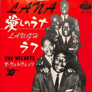 C00194453/EP/ザ・ヴェルヴェッツ(THE VELVETS)「愛しのラナ Lana / Laugh (1963年・HIT-200・ソウル・SOUL・ドゥーワップ・DOOWOP)」