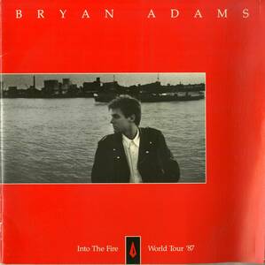 J00016412/●コンサートパンフ/ブライアン・アダムス「Into The Fire World Tour 87(1987年)」