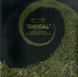 A00570655/LP2枚組/ロリン・マゼール「ベートーヴェン：交響曲第9番 Choral & Overture」