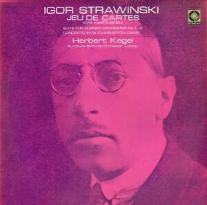 A00504484/LP/ヘルベルト・ケーゲル「ストラヴィンスキー/カルタ遊び・小管弦楽のための組曲1、2番」