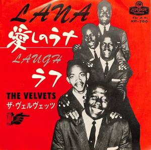 C00202058/EP/ザ・ヴェルヴェッツ(THE VELVETS)「愛しのラナ Lana / Laugh (1963年・HIT-200・ソウル・SOUL・ドゥーワップ・DOOWOP)」