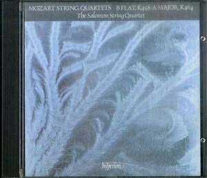 D00161083/CD/サロモン弦楽四重奏団「Mozart / String Quartets B Flat K458 - A Major K464 (1987年・CDA-66234)」