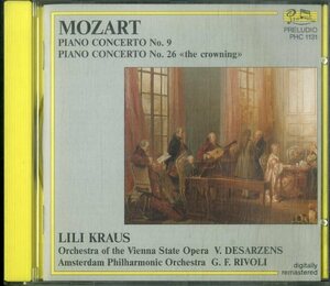 D00160967/CD/リリー・クラウス(Pf)「Mozart / Piano Concerto No.9 / No.26 The Crowning (PHC-1131)」