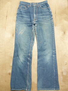 S6387レディース【Levi's W517-0217】クラッシュ ジーンズ 