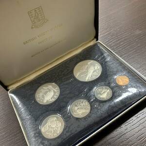 ＃８８７６【BRITISH VIRGIN ISLAND PROOF-SET　１９７４年版 英領ヴァージン諸島公式貨幣　未開封　長期保管品】