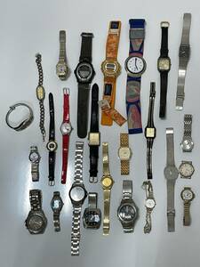 ＃6308etc【ジャンク品時計　おまとめ25点　セイコーSEIKO　カシオCASIO　ニコラ・バレンチノNICOLA VALENTINO】