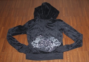 レア♪★JUICY COUTURE/ ジューシークチュール★ジューシークチュールセットアップ　ブラック　ベロア