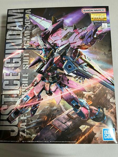 MG 1/100 ジャスティスガンダム 機動戦士ガンダムSEED ガンプラ 新品 未組立 値下げ無し