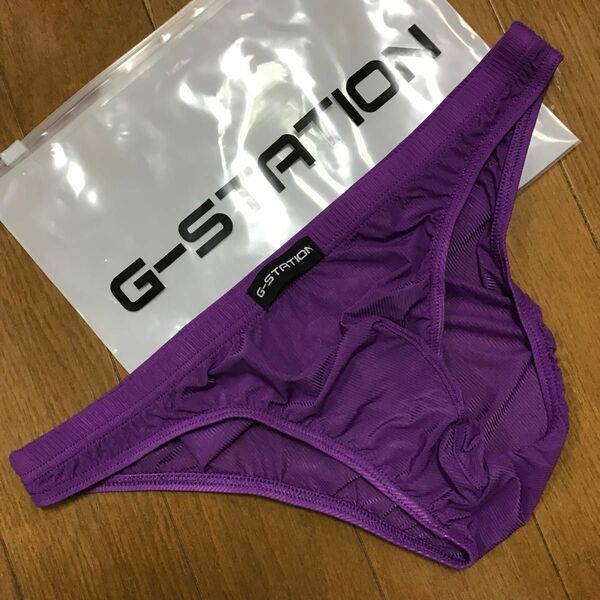 G-STATION メンズフルバックビキニパンツ 透け