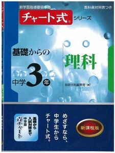 [A01099059]チャート式シリーズ基礎からの中学3年理科 (新学習指導要領準拠 チャート式基礎からの中学シリーズ) 数研出版編集部