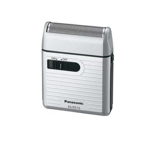 新品 パナソニック メンズシェーバー シルバー調1枚刃 Panasonic 乾電池式 電動シェーバー 電気 ひげそり 髭剃りヒゲ ポイントレディース男