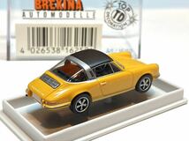 Brekina Porsche 911 T タルガ Targa ポルシェ ナローポルシェ イエロー 1/87_画像2