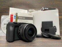 Canon キヤノン EOS M3 レンズキット ミラーレス一眼カメラ 元箱付き #20_画像1