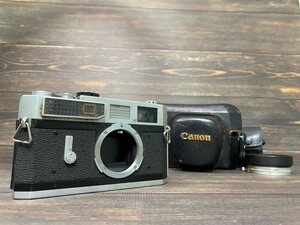 Canon キヤノン MODEL 7 ボディ フィルムカメラ ケース付き #24