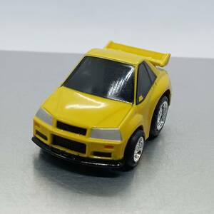 ちびっこ チョロQ NO.1 日産 スカイライン GT-R R34 イエロー （Q07051