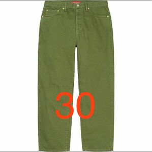 SUPREME Baggy Jean グリーン 30 シュプリーム バギー デニム ジーンズ