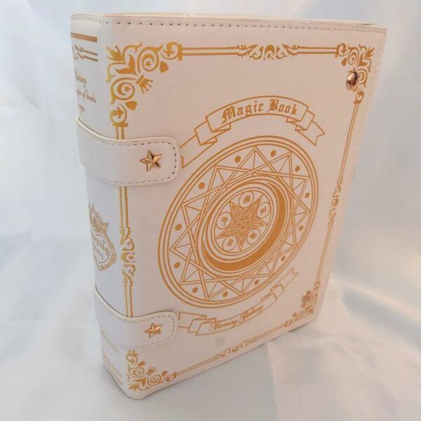 ショルダーバッグ レディース 斜めがけ おしゃれ 可愛い かわいい リュック コスプレ ロリータ ゴスロリ 白 ホワイト 魔導書 魔法書 書物型