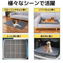 ペット 犬 猫 冷感シート ひんやりシート クール 接触冷感 洗える グレー 大きめ 100×70㎝ XLサイズ 暑さ対策 熱中症対策 お昼寝 洗濯機OK_画像7