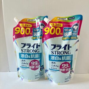ブライトストロング　 漂白&抗菌ジェル つめかえ用 900ml 2袋　新品