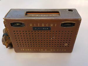 50302 Showa Retro antique * Hitachi TRANSISTER8[WH-822H] short wave *