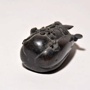 「栗八」古銅瓜蛙水滴（江戸時代）の画像4