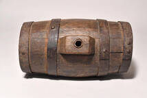 「栗八」小さな木製樽（村田コレクション目録所載品／イギリス・１８世紀）_画像4