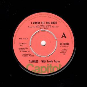 DISCO FUNK.SOUL.45 / Tavares With Freda Payne / I Wanna See You Soon/ 7インチ 