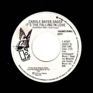 SOUL.ELECTRO.ROCK,POP.AOR45 / Carole Bayer Sager / It's The Falling In Love / 7インチ 