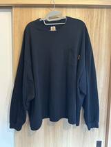 SEESEE SUPER BIG FLAT LS POCKET サイズL NAVY ネイビー ennoy everyone S.F.C freshservice WTAPS_画像1