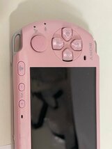 画面表示できず　通電確認済　PSP3000　プレイステーションポータブル　本体　AKB48　ピンク　SAKA10_画像2