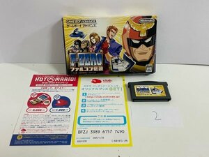 任天堂　GBA　ゲームボーイアドバンス　箱有り　 接点洗浄済 F-ZERO ファルコン伝説 SAKA2