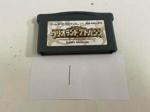 任天堂　GBA　ゲームボーイアドバンス　ソフトのみ　 接点洗浄済 ワリオランドアドバンス ヨーキのお宝 SAKA1