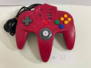  controller with translation operation verification settled details is explanation field . chronicle nintendo Nintendo 64 ASCII red SAKA32