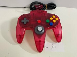  controller operation verification settled details is explanation field . chronicle nintendo Nintendo 64 clear red SAKA30