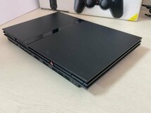 通電確認のみ　PS2　プレイステーション2　薄型　本体　SCPH 70000　ブラック　箱説明書付属品付き　付属品と番号一致　SAKA11_画像2