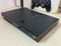 通電確認のみ　PS2　プレイステーション2　薄型　本体　SCPH 70000　ブラック　箱説明書付属品付き　付属品と番号一致　SAKA11_画像4