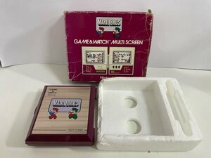  ultra rare nintendo Game & Watch GAME&WATCH box attaching Mario Brothers multi screen MARIO BROS