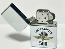 (5) ZIPPO ジッポ ジッポー オイルライター INDIANAPOLIS 500 MOTOR ケース付き シルバー系 喫煙グッズ_画像3