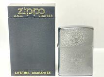 (40) ZIPPO ジッポ ジッポー オイルライター U.S. AIR FORCE PACAF KADENA AB 313TH AIR DIV ケース付き シルバー系 喫煙グッズ_画像1