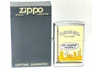(43) ZIPPO ジッポ ジッポー オイルライター CAMEL キャメル FILTERS フィルター ケース付き シルバー系 喫煙グッズ