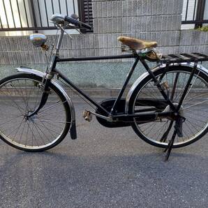 希少 昭和レトロ ゼブラ・ケンコー自転車 引取り限定 実用車２６インチの画像1