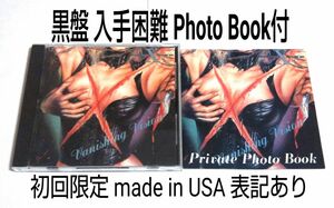 黒盤 入手困難 Photo Book付 X JAPAN /Vanishing Vision 初回限定 made in USA 表記