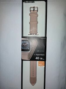 Apple Watch用ハイブリッドレザーバンド(40/38mm)ベージュ ヴィーガンレザーと耐久性の高いTPU素材を組み合わせた