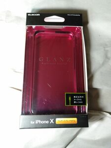 iPhone X iPhone XS ソリッドなスタイルで端末を美しく守る薄型のアルミニウムバンパー 薄型 ピンク ELECOM